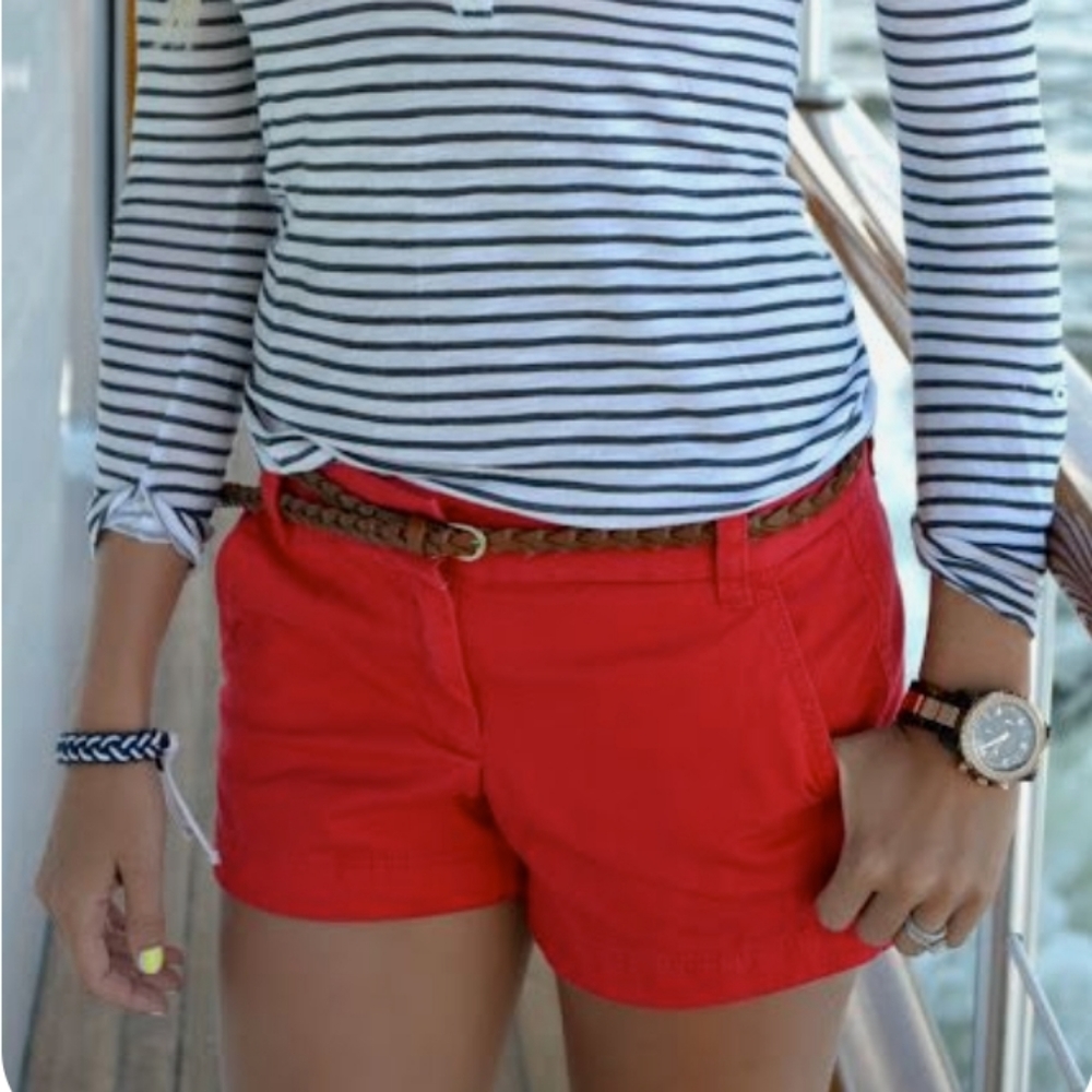 RED CAMEL Flat Front Chino Shorts